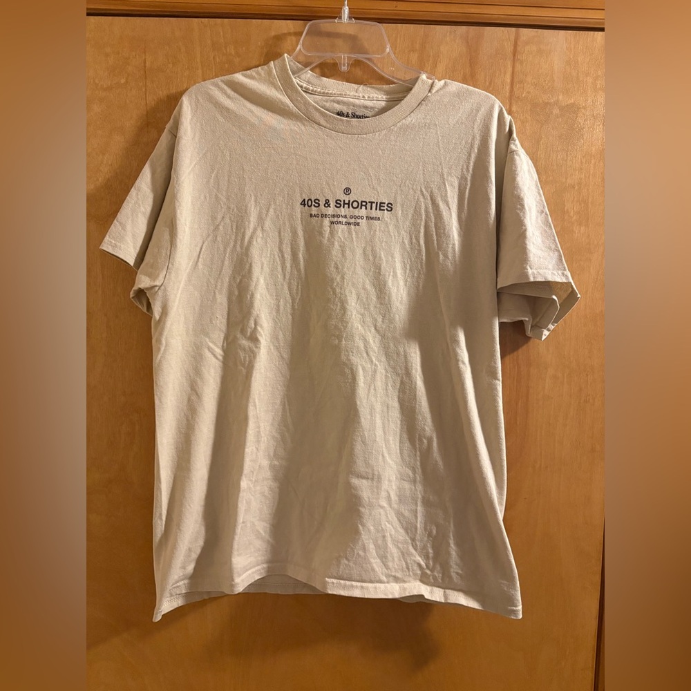 40s & Shorties Beige Graphic Tee